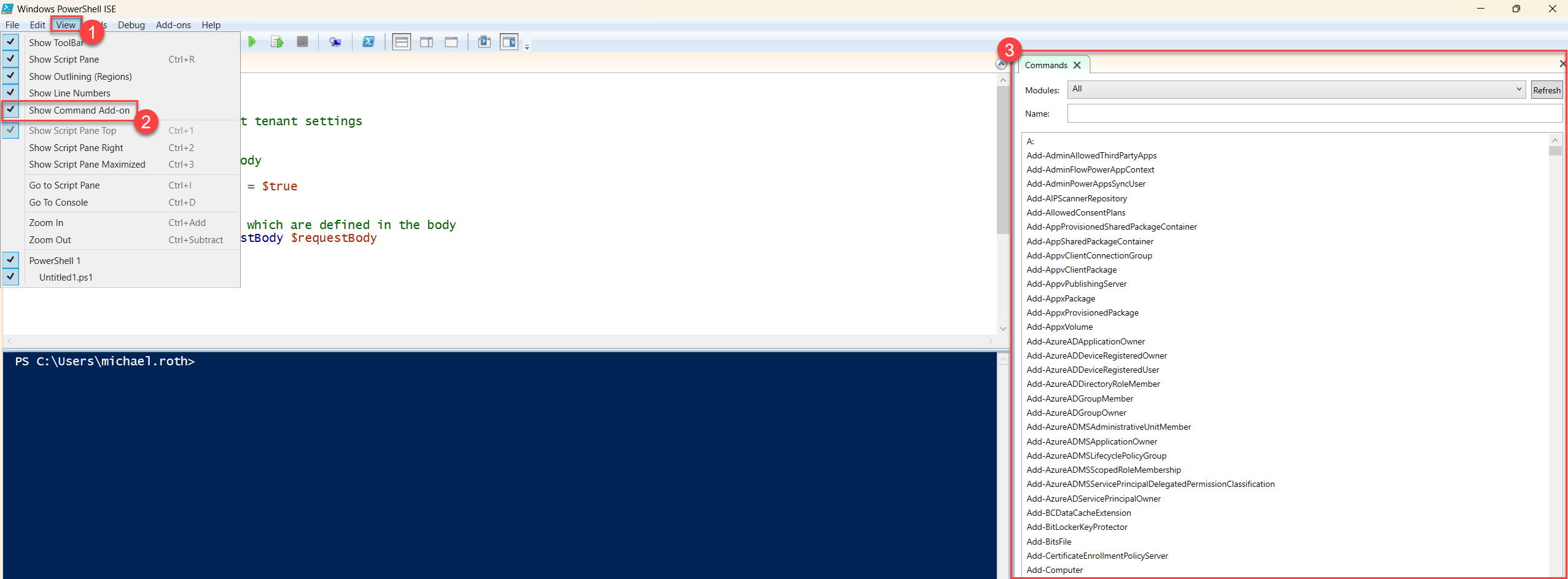 How to start PowerShell ISE