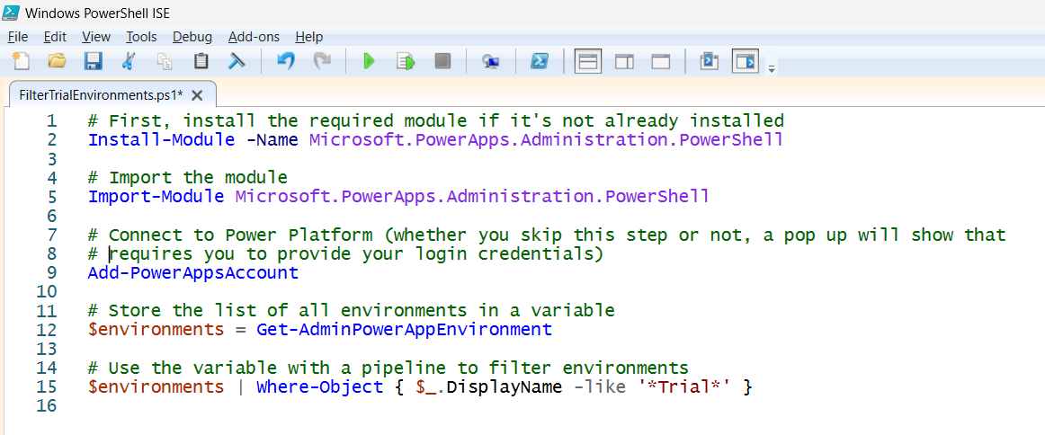 How to start PowerShell ISE