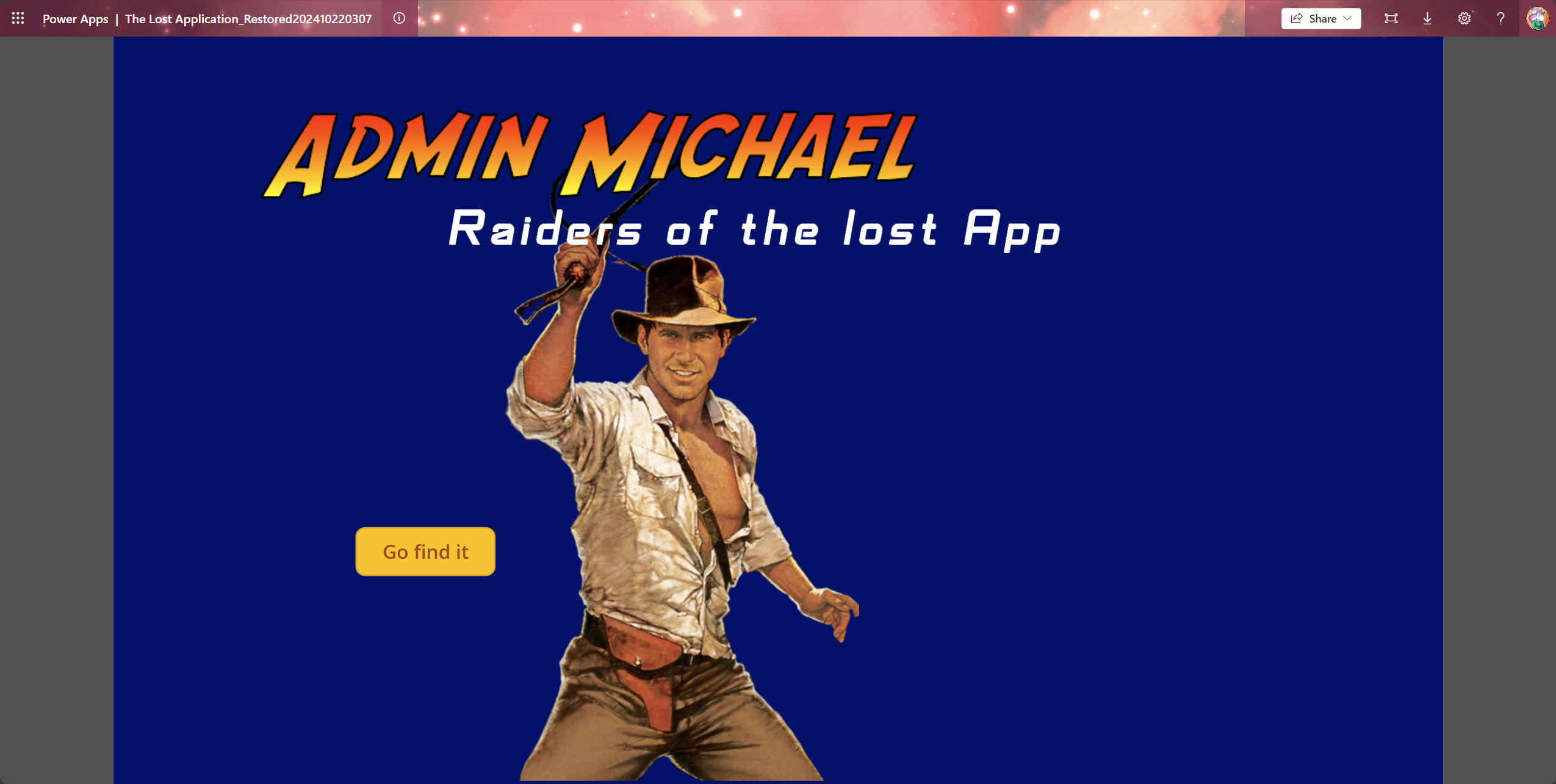 The restored apps works like before